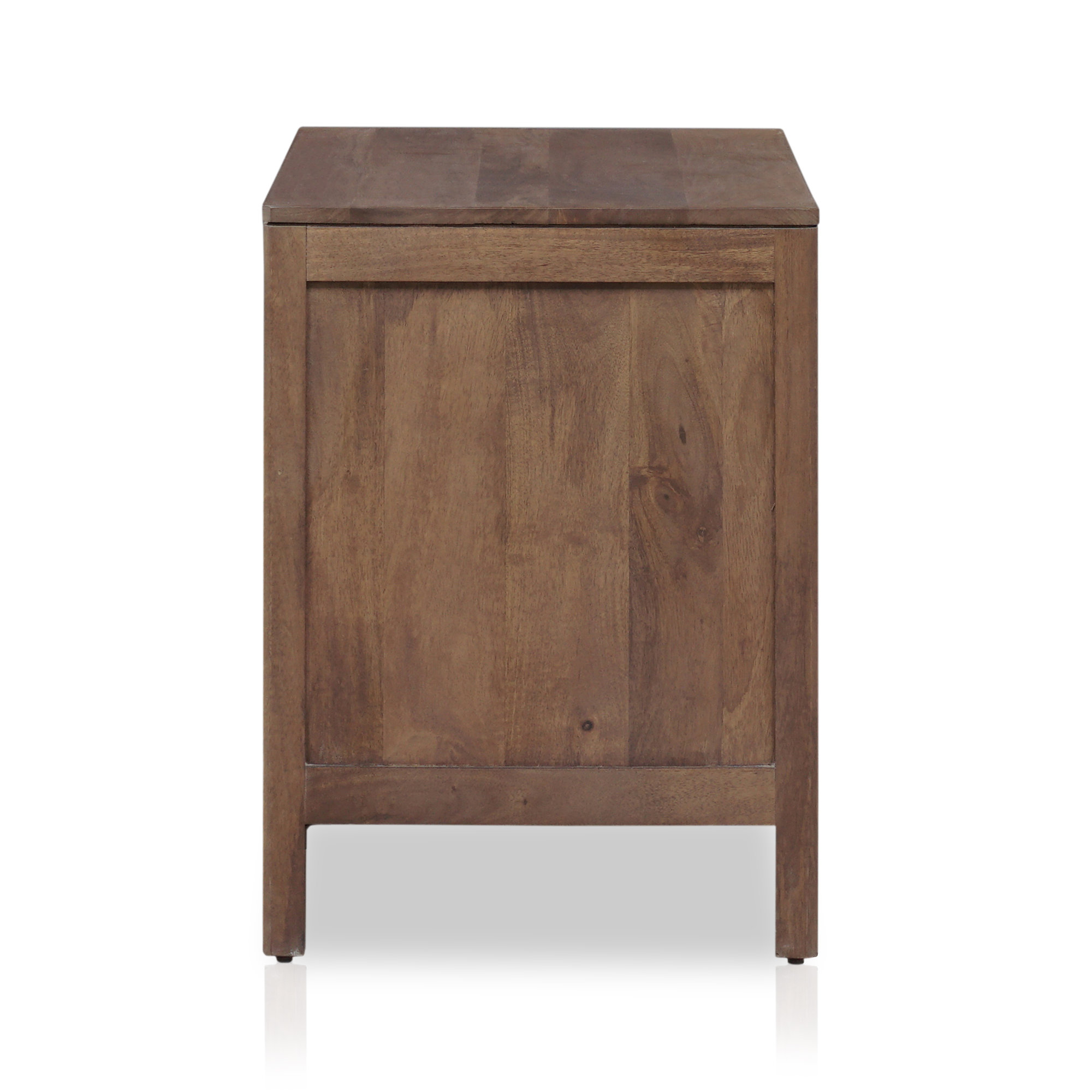 Nellie 3 - Drawer Cane Chest, Brown Wash