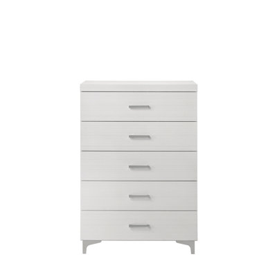 5-Drawer Chest With Metal Legs