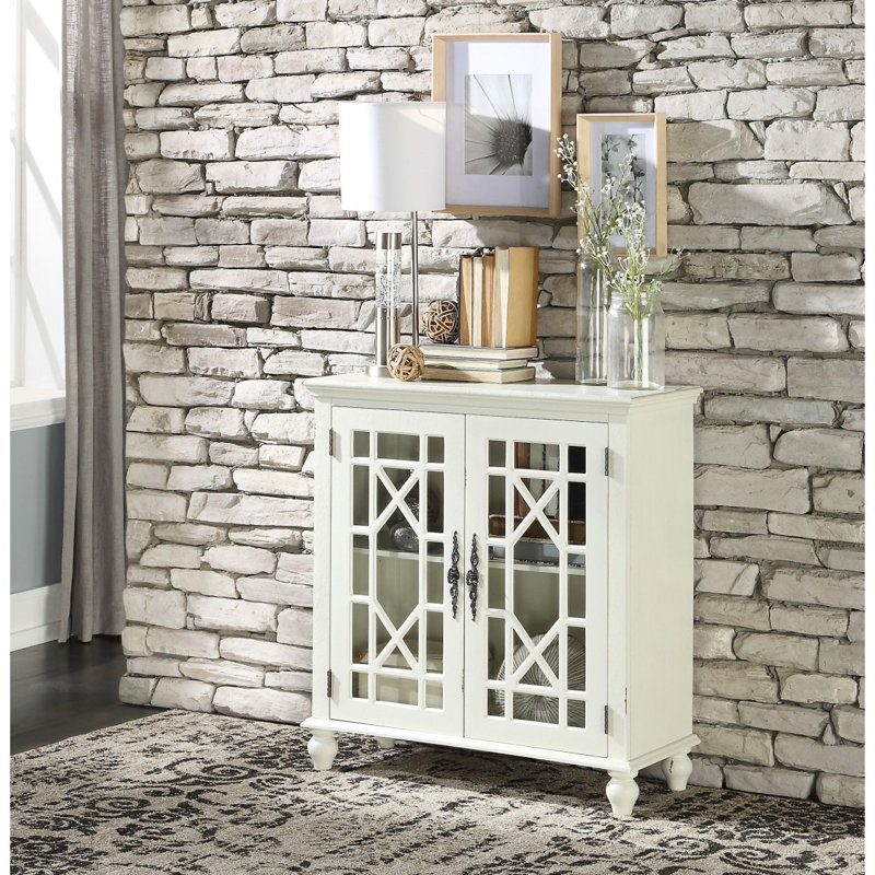 Armoire décorative 1Pc, Blanc antique