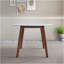 Table de salle à manger Minimalist Mid Century Modern White Top