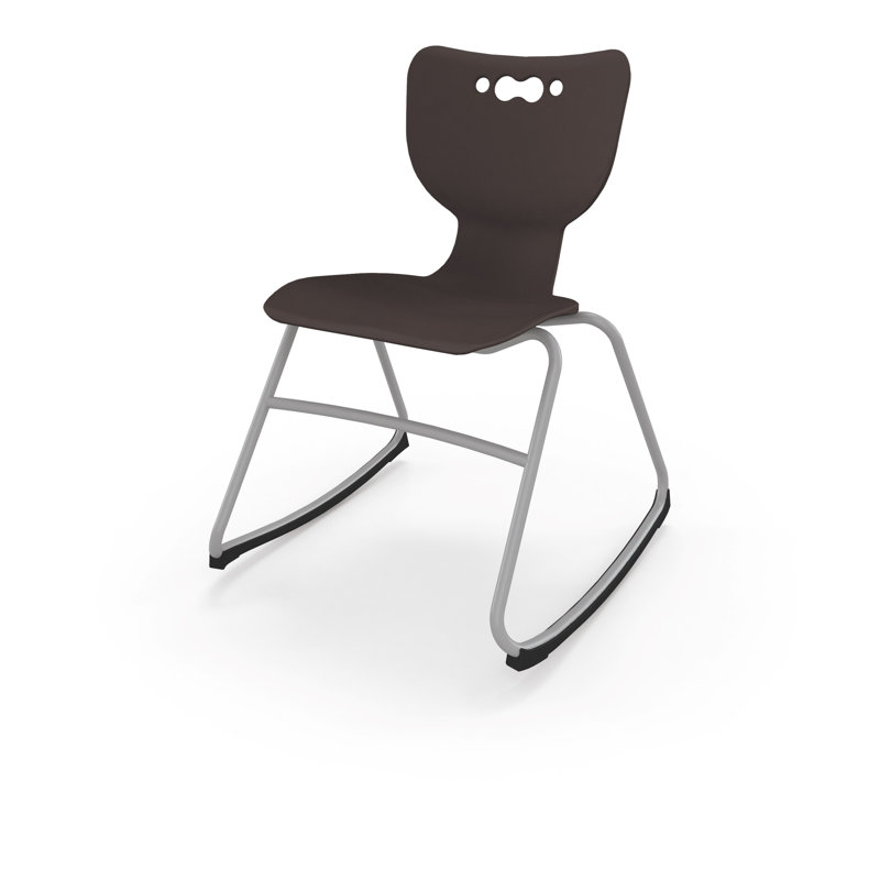 Chaise de salle de classe à bascule Hierarchie, Noir, H 14 po