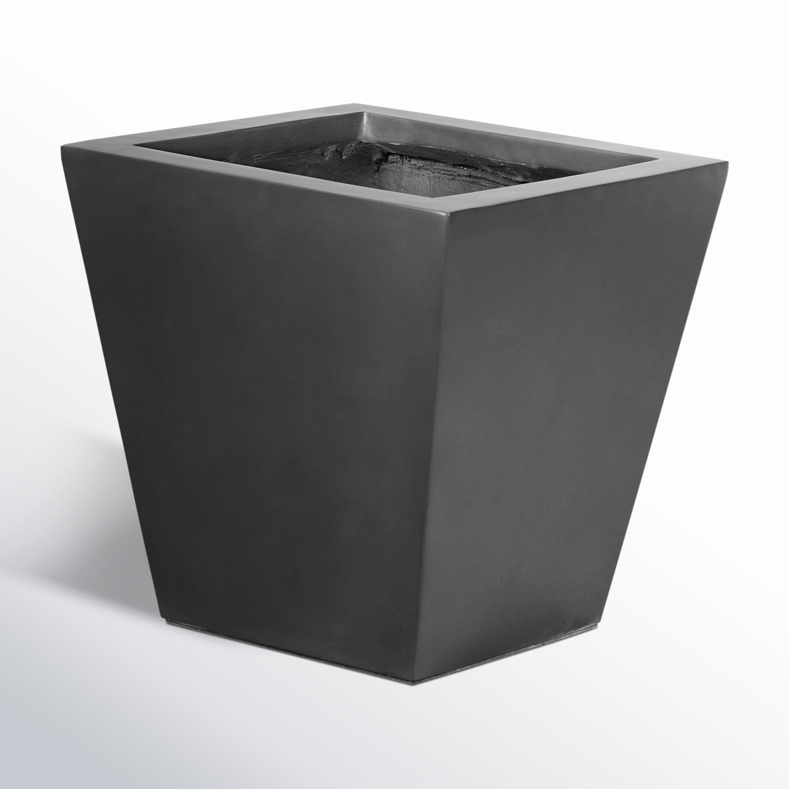 Nael Planter Box, 18" H x 18" W x 18" D, Black