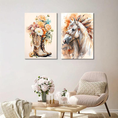 2 Piece Wrapped Canvas Print