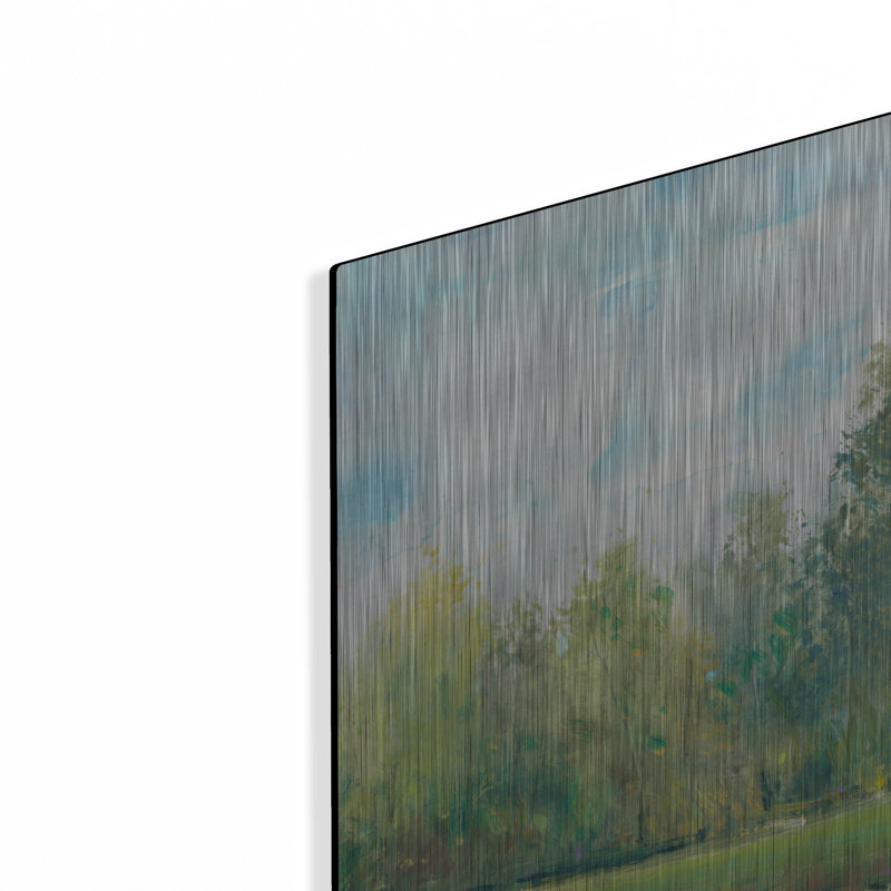 «Tranquil Park I» par Tim O'Toole, art mural en métal, 36 po x 24 po