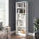 Wakesha 25W Tall 5 Shelf Bookcase, Storage And Display Bookshelf For Home Office Or Living Room Organization