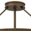 Collier Semi-Flush Mount Ceiling Light - Heritage Brass-24611120-24611118-122266308