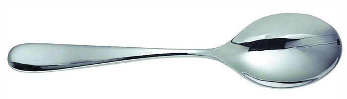 Nuovo Milano Stainless Steel Serving Spoon, Mirror Polished