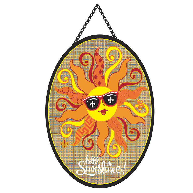 Drapeau de jardin en polyester 2 côtés Caoihme Hello Sunshine 1 pi 5 po x 1 pi