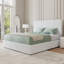 Fully Upholstered Platform Bed, Modern Velvet Bed With Tufted Headboard, No-Dust Design, Queen/Full/King-1091380906-1091380821