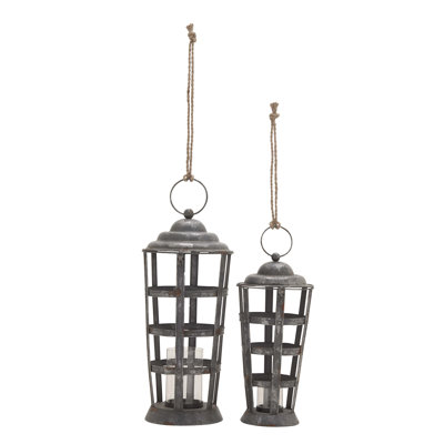 22'' H Iron Wall Lantern