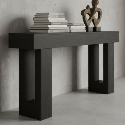 Narrow Wooden Side Table, Rectangular Living Room Table Beside The Sofa by George Oliver