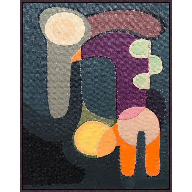 «Over Around 2» par Christopher Kennedy, peinture sur toile à cadre flottant