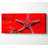 Red Starfish - Wrapped Canvas Art Prints-2074824741