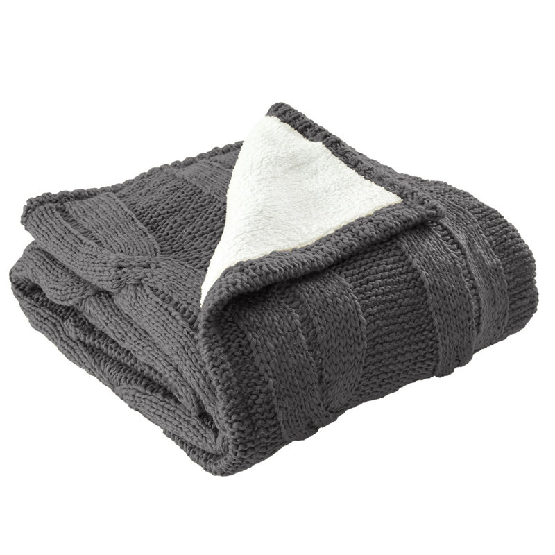 Edda Modern Throw, Gray