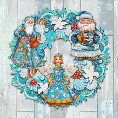G. Debrekht Handcrafted Faux Wood 20'' Wreath