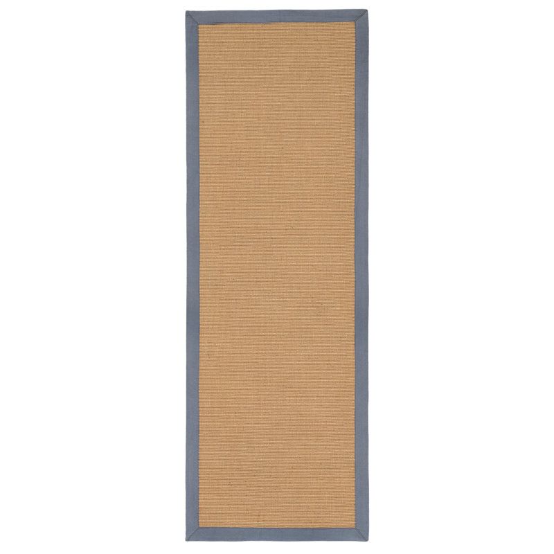 Sisal Hand Woven Grey Rug, Runner 75 x 300cm