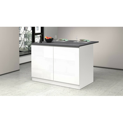Myrlaine Wood Kitchen Island