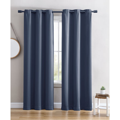  Solid Room Darkening Grommet 1 Piece Single Curtain Panel
