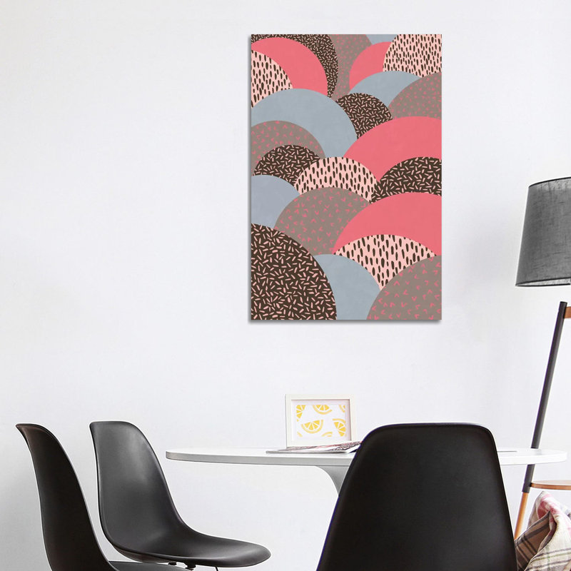 Abstract Autumn Hills Pattern by Alisa Galitsyna - Wrapped Canvas Gallery-Wrapped Canvas Giclée