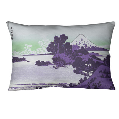 Katsushika Hokusai Reversible Throw Pillow