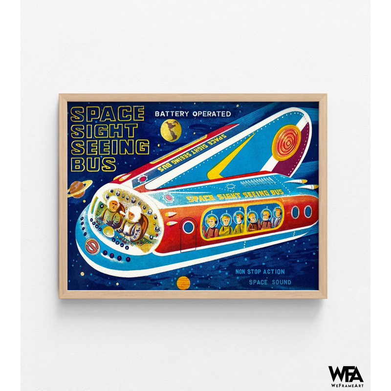 Affiche de jouets à l'ancienne, impression de jouets et de jeux rétro, idée de remodelage de décor de chambre à coucher simple, affiche murale rétro de la Nasa