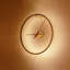 Ombra Solid Wood Skeleton Wall Clock-374185155
