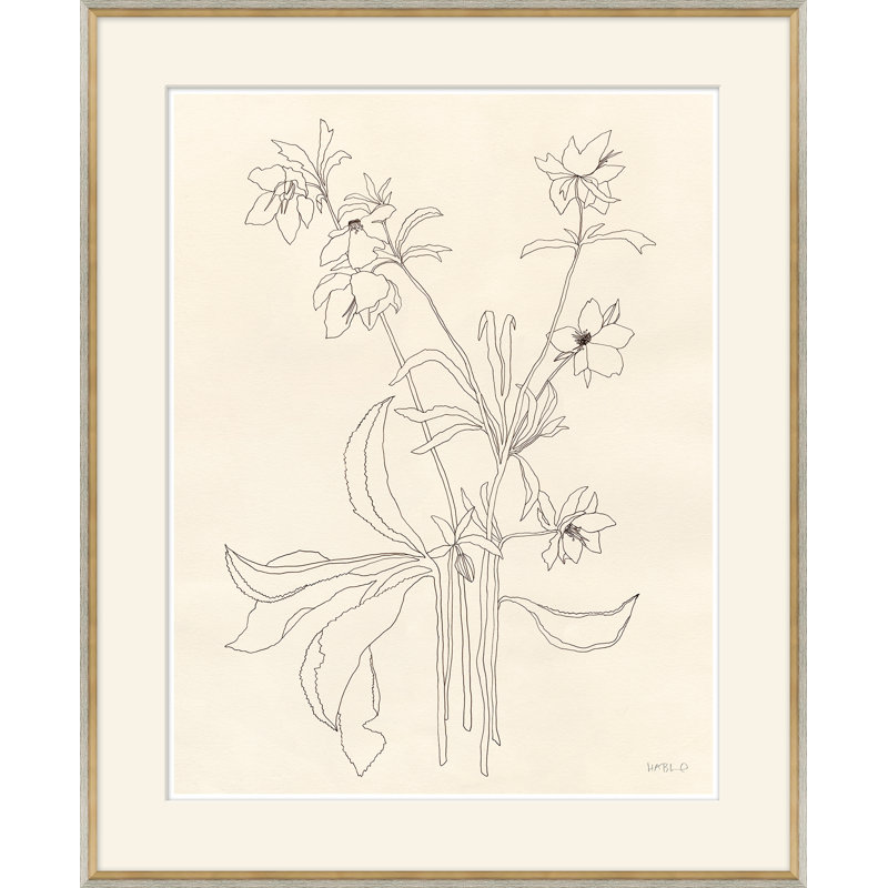 Helebore Study II par Susan Hable - Reproduction de photo encadrée sur papier