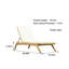 Chaise longue d'extérieur Braem
