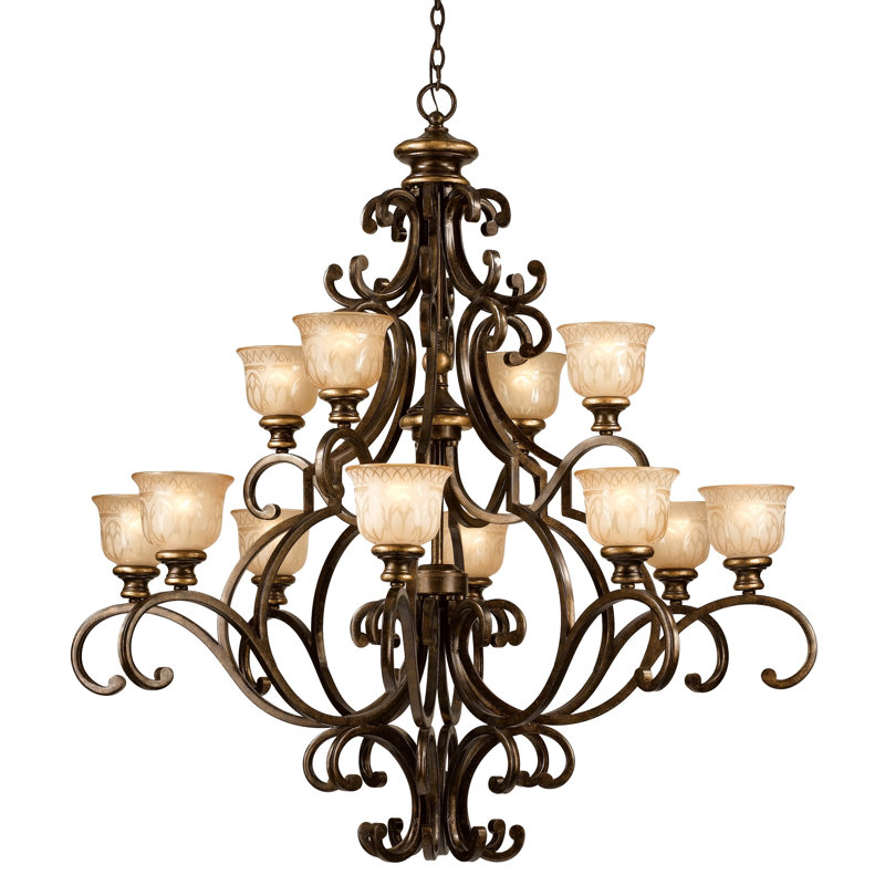 Tusten 12 - Light Classic / Traditional Chandelier