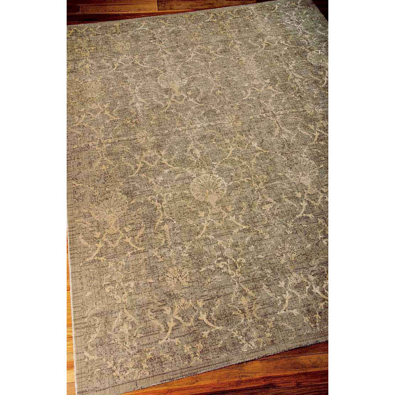 Tapis en laine / soie Eidelweiss, Rectangle 2 pi 3 po x 3 pi
