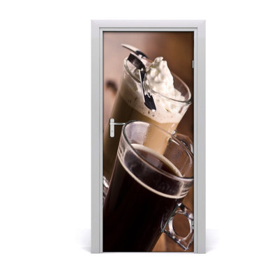 Coffee Frappe Door Decal