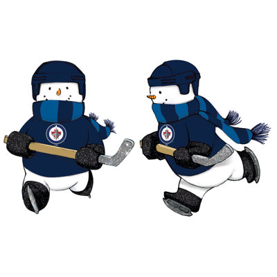 NHL 5.8'' Glass Sports Holiday Shaped Ornament