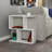 Barbara Side Table Modern 2-Tier Design with Storage Compartments-32302008