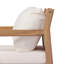 Chaise avec accoudoirs d'extérieur en bois d'acacia Norza-129452205