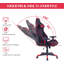 Inbox Zero Faux Leather Swiveling PC & Racing Game Chair-52751855