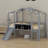 Loft Bed With Ladder And Slide-863162144