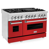 ZLINE 48" Legacy Dual Fuel Range w/ 7 Burner Gas Cooktop and 2 Electric Ovens