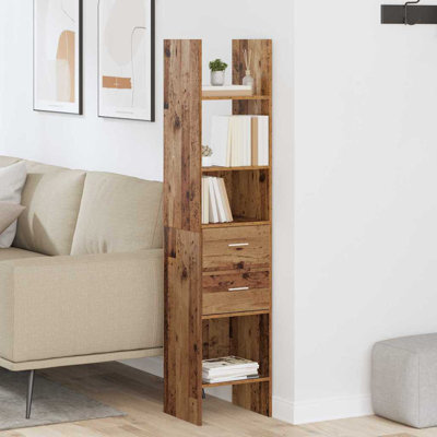 Book Cabinet Chipboard Standing Shelf Rack