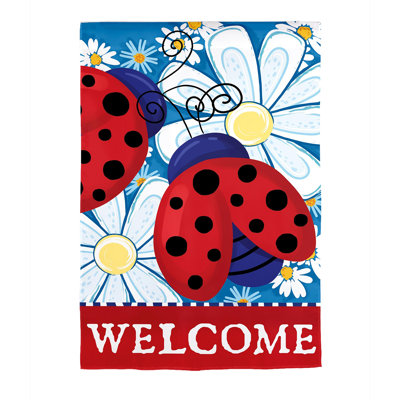 Drapeau patriotique de coccinelles