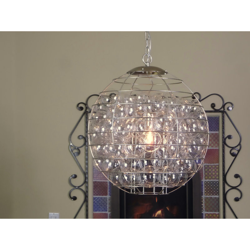 Luminaire sphère suspendu 1 lumières simple Koepfle