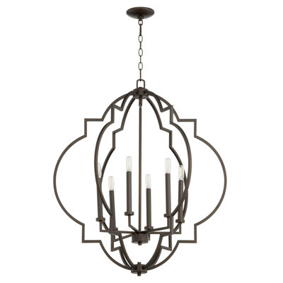 Lustre géométrique à 6 lumières Dooley