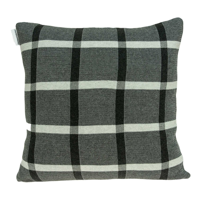 Berrian Plaid Cotton Reversible Pillow Cover, Poly