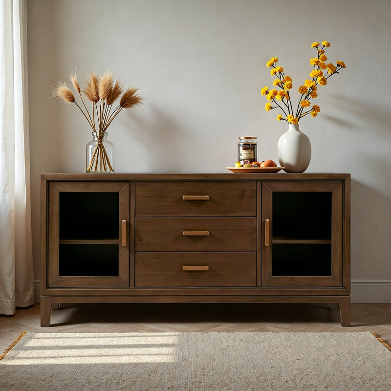 Buffet maison de style rétro