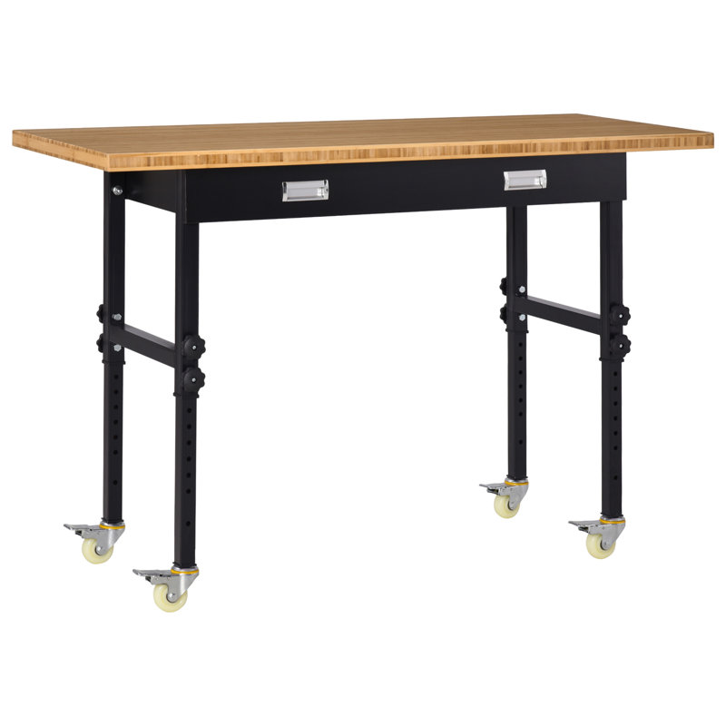 Banc de travail 59 po avec tiroir (sans les chaises de bureau)