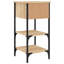 Strathern 34cm W Iron Bedside Table-2028169784