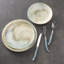 French Home, Sea And Sand, Porcelain 12-Piece Dinnerware Set