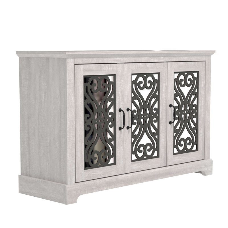 Buffet de 45,7 po de large Ariba, Chêne gris cendré