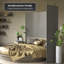 Paravent en bambou de 7 pi de hauteur - Gris-820262963-824075205