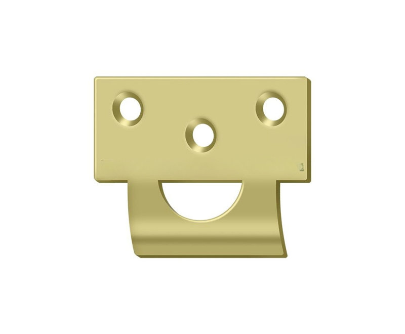 Deltana 178USTU3 Universal Strike; Solid Brass; Bright Brass Finish