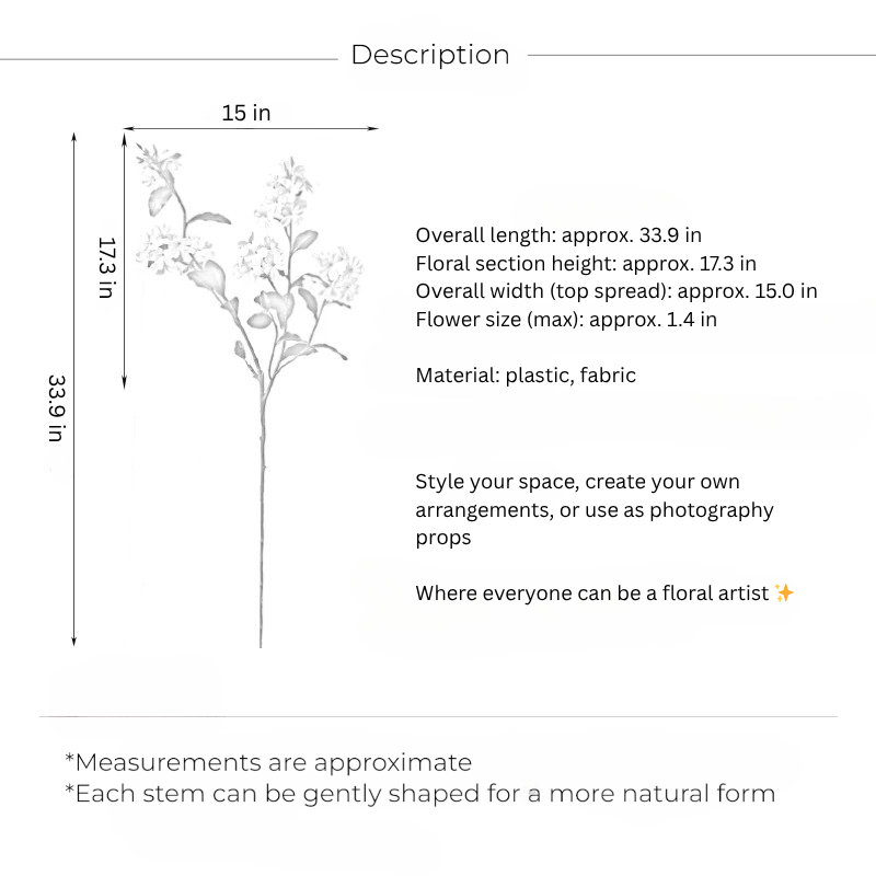 Garden Garden - 34 po, [D] 12 Stems, Powder Blue